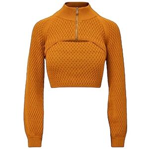 NWT F21 Knit Long Sleeve Two Piece Top